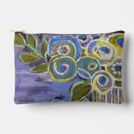 Purple and Blue by Lydia's Art Sangria Zubehörtasche