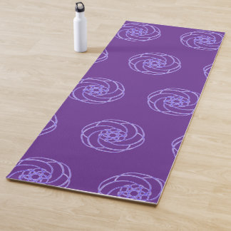 Purple and Blue Simple Modern Yogamatte