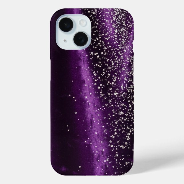 Purple and diamonds - Stunning Case-Mate iPhone Hülle (Rückseite)