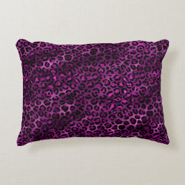 Purple and Gold Leopard Series Design 3 Dekokissen