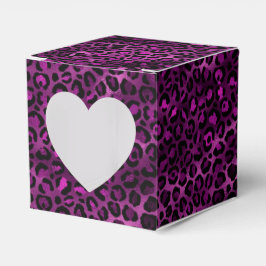 Purple and Gold Leopard Series Design 3 Geschenkschachtel