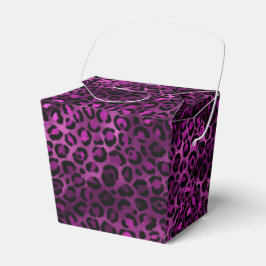 Purple and Gold Leopard Series Design 3 Geschenkschachtel