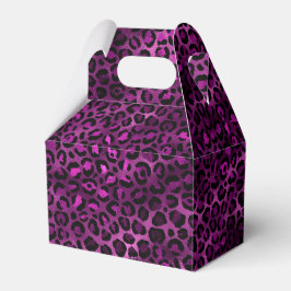 Purple and Gold Leopard Series Design 3 Geschenkschachtel