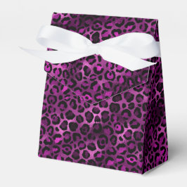 Purple and Gold Leopard Series Design 3 Geschenkschachtel