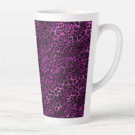 Purple and Gold Leopard Series Design 3 Milchtasse