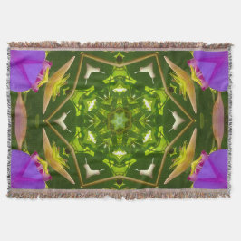 PURPLE AND GREEN ABSTRACT DRAWING. SAMER BRASIL. 4 DECKE