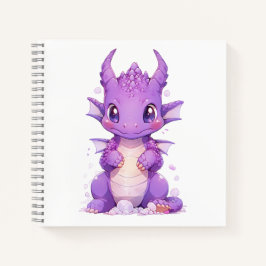 Purple Baby Dragon Notizbuch