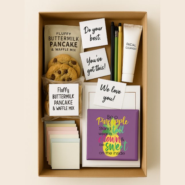 Purple Be a Pineapple Quote Magnet (Von Creator hochgeladen)