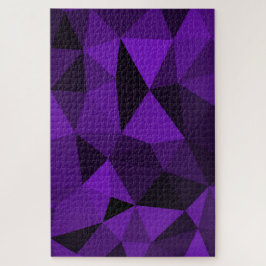 Purple black geometric mesh pattern puzzle