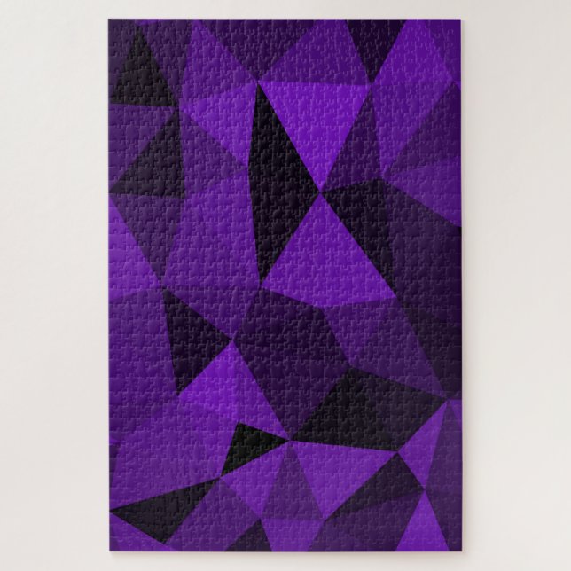 Purple black geometric mesh pattern puzzle (Vertikal)