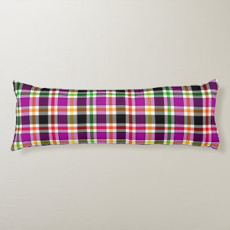 Purple Black Multicolour Flannel Plaid Tartan Seitenschläferkissen