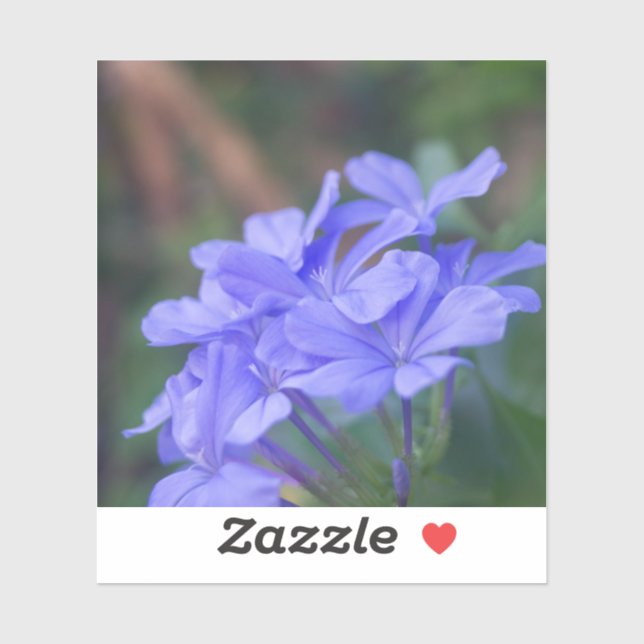 Purple Blumen Aufkleber (Blatt)