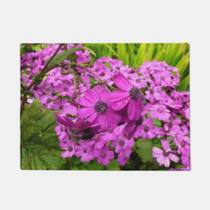 Purple Blumen aus San Francisco Fußmatte