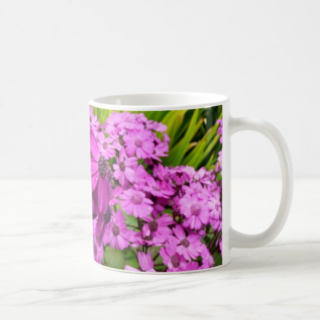Purple Blumen aus San Francisco Kaffeetasse (Rechts)