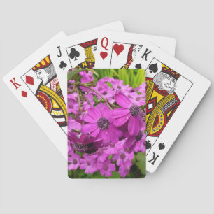 Purple Blumen aus San Francisco Spielkarten