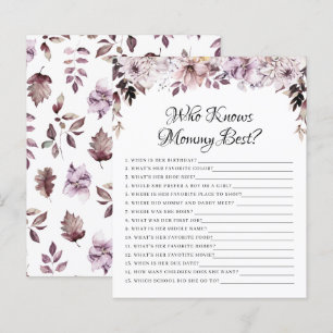 Purple Blumen Foliage, die Mama Games kennt