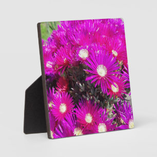 Purple Blumen Fotoplatte