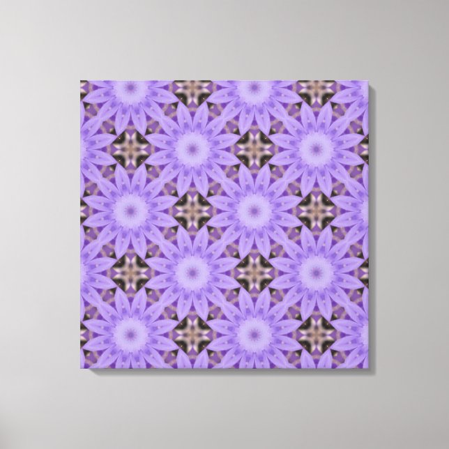Purple Blumen Leinwanddruck (Vorderseite)