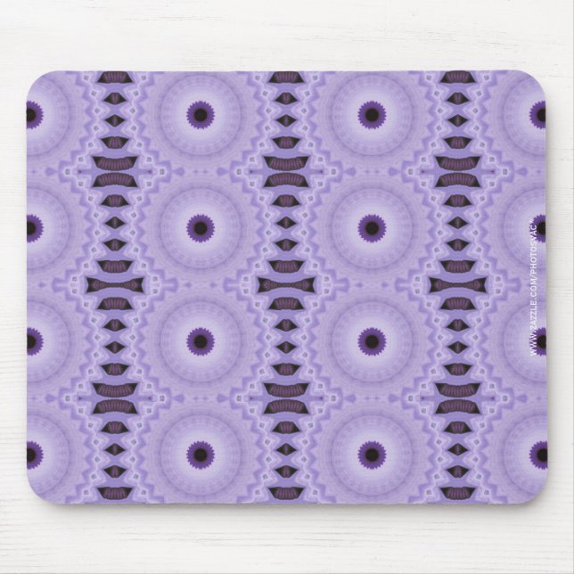 Purple Blumen Mousepad (Vorne)