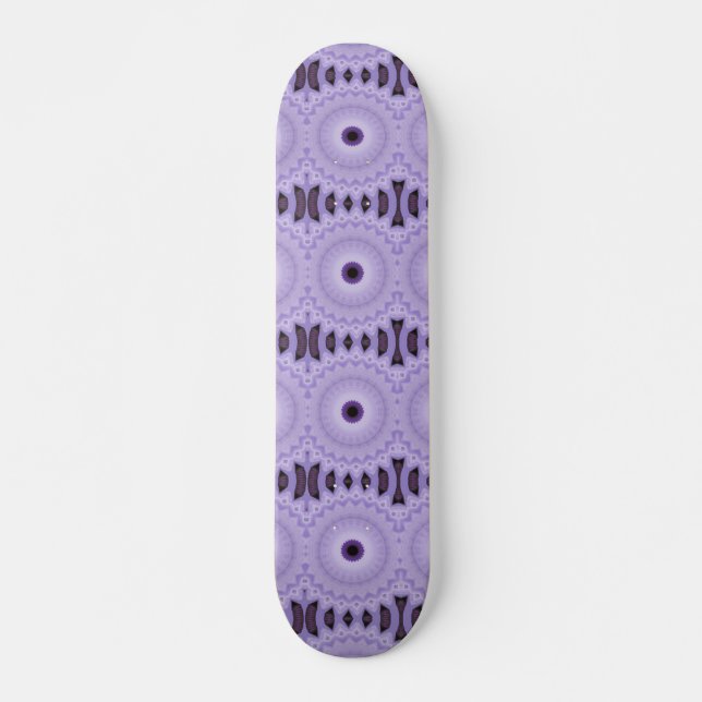 Purple Blumen Skateboard (Vorne)