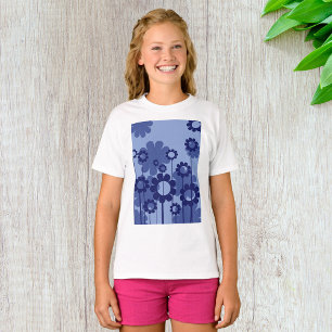 Purple Blumen T-Shirt