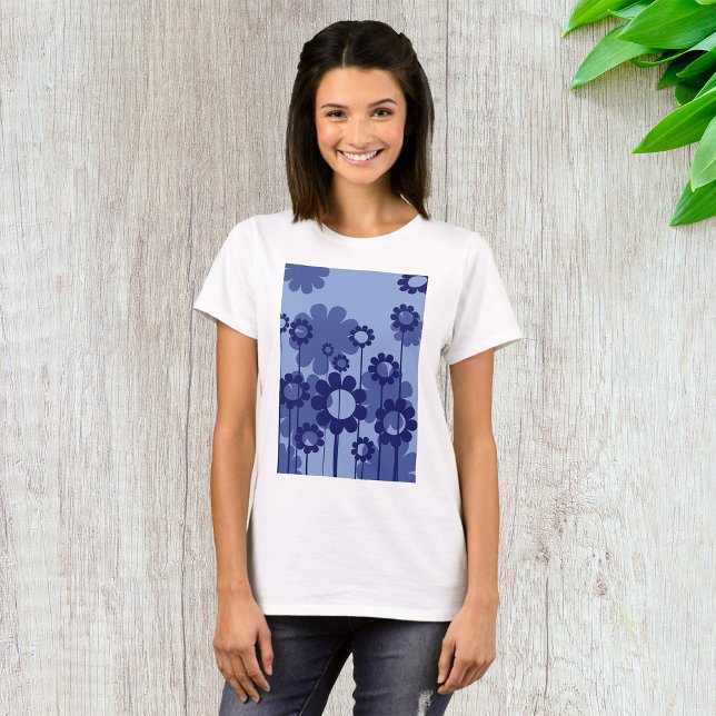 Purple Blumen T-Shirt (Von Creator hochgeladen)