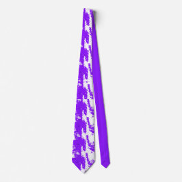 Purple Brushstroke Neck Tie for Artistic Impact Krawatte