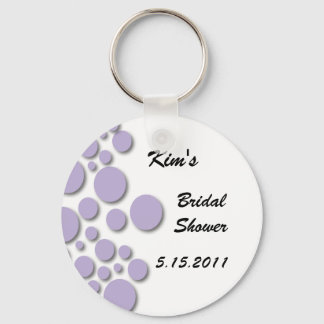 Purple Bubble Bridal Shower Key Chain Schlüsselanhänger