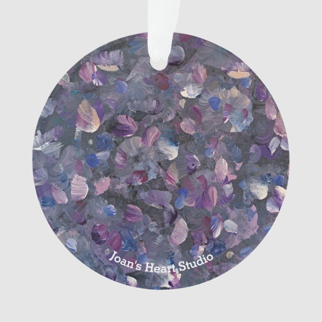 Purple Bubbles Ornament (Vorderseite)