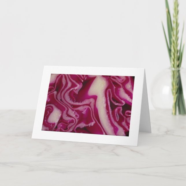 Purple Cabbage Card Karte (Vorderseite)