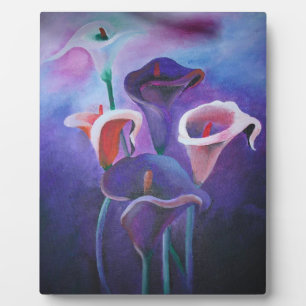 Purple Callas Lilac And Purple Art Fotoplatte