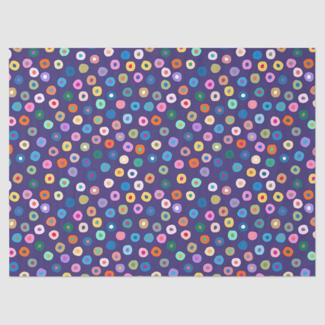 Purple candy Tissue Paper Seidenpapier (Vorderseite)