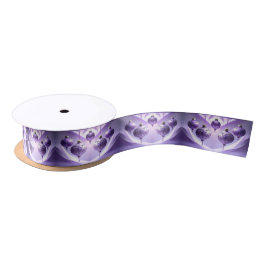 Purple Christmas Ball Holiday Satin Ribbon Satinband