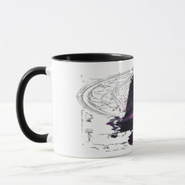 Purple Cosmic Obelisk Occult Dark Art Mug Tasse