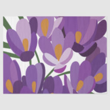 Purple Crocus Floral