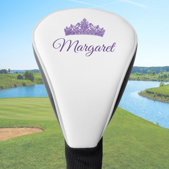 Purple Crown and Custom Name Pretty Golf Headcover (Von Creator hochgeladen)