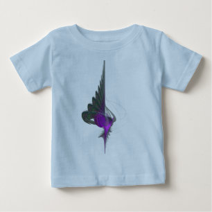 Purple Dervish Abstract Art Baby T-shirt