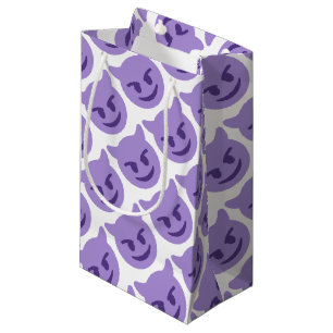 Purple Devil Emoji Kleine Geschenktüte