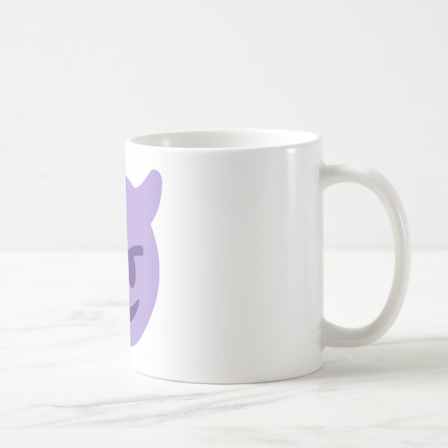 Purple Devil Emoji Tasse (Rechts)