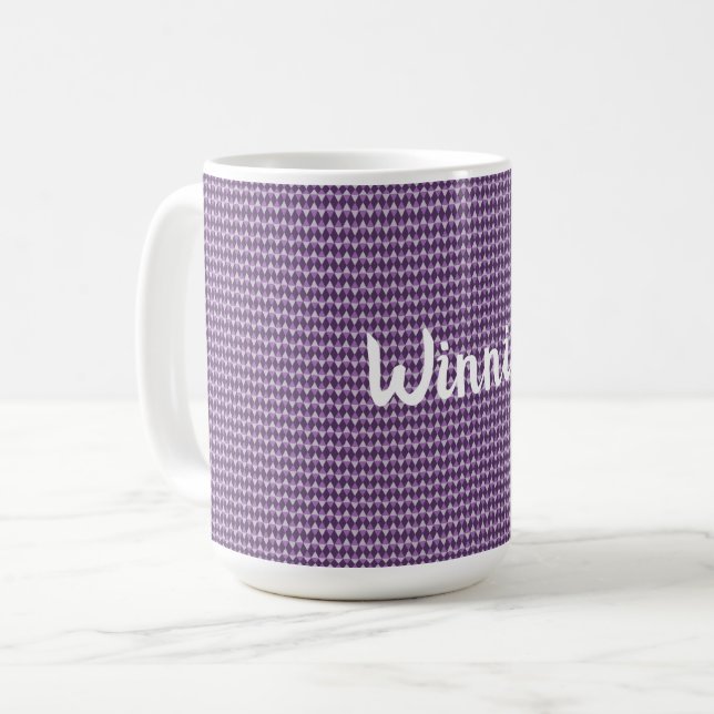 Purple diamonds kaffeetasse (Vorderseite Links)