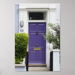 Purple Door Print Poster