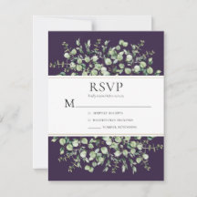 Purple Eucalyptus Wedding