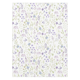 Purple Floral Tablecloth Tischdecke