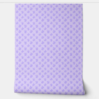 Purple Floral Wallpaper Tapete