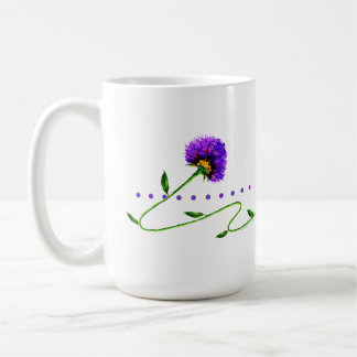 Purple Flower On A Vine Kaffeetasse