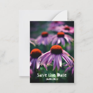 Purple Flowers bei RHS Wisley Save the Date Mitteilungskarte