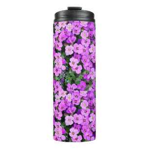 Purple Flowers Garden Thermosbecher