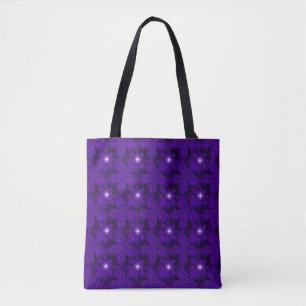 Purple Flowers in 3D , Artdeco