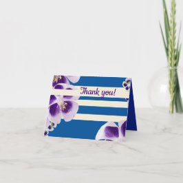Purple Flowers Karte
