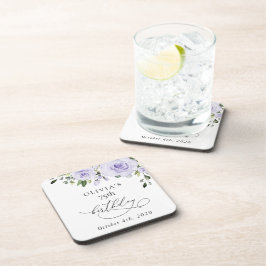 Purple Flowers, Lilac Flowers, Boho, Birthday Getränkeuntersetzer